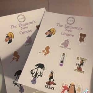 Emperors New Groove Stickers